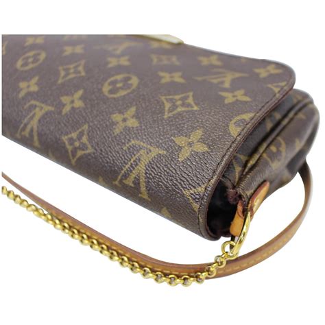 LOUIS VUITTON Favorite PM Shoulder Bag Brown Monogram .